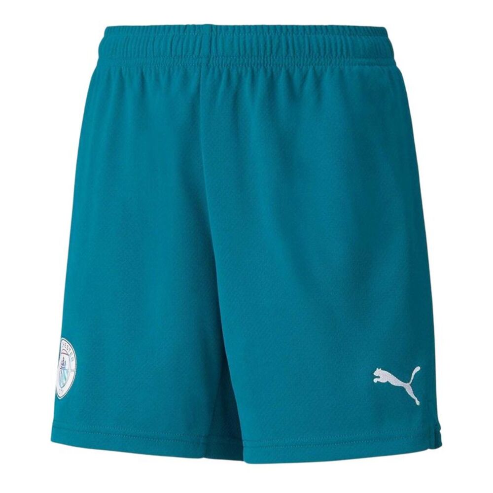 Manchester City FC Childrens/Kids Puma Home Shorts / Blue